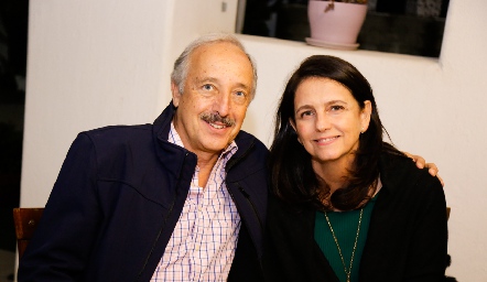   Federico Díaz Infante y Gabriela Meade.