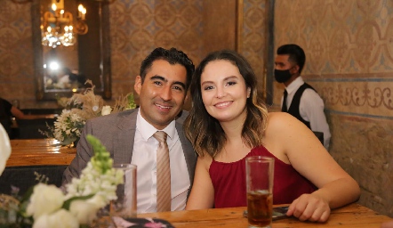 Acompañaron a los novios.