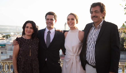 Lula López, Luis Torres, Tere Ledezma y Gabriel Torres Corzo.