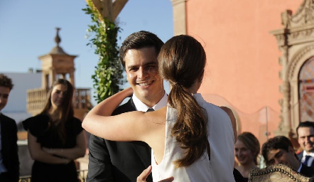  Emotivo momento.