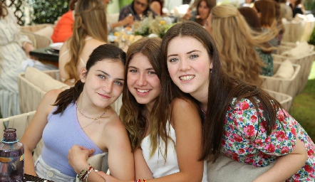  Sofía García, Laia Dávila y Fer Orozco.