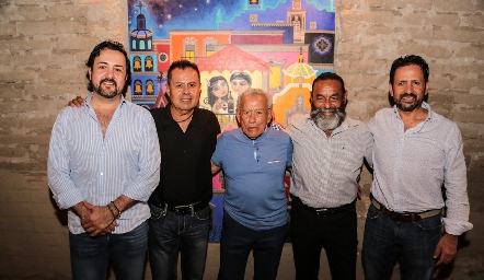  Salim Gutiérrez, Héctor Gutiérrez, Héctor Gutiérrez, Hugo Martínez e Iram Gutiérrez.