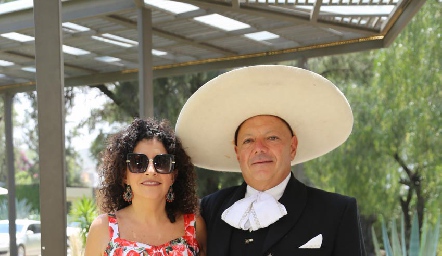 Roxana Gómez y Bernardo Meade.