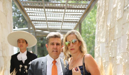 Galo Galván y Claudia Quiroz.
