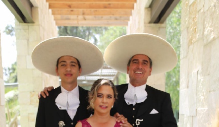  David, Gaby y Carlos.