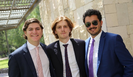  Diego y Andrés Bárcena con Gunnar Mebius.