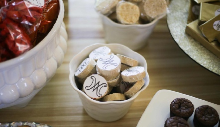  Mesa de dulces.