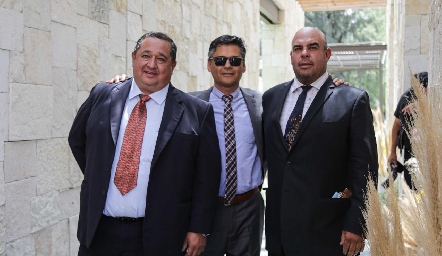  Eduardo Izar, Manuel Zacarías y Jaime Ascanio.