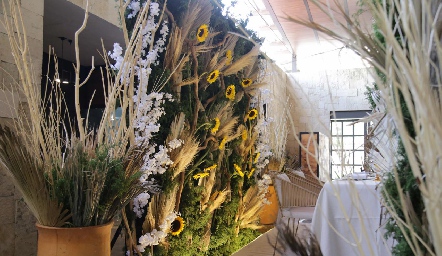  Mesa de novios.