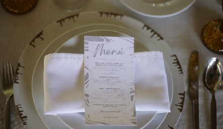  Menú.