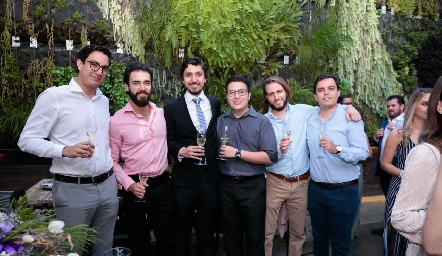  Eduardo Cuervo, Gustavo Von Der Meden, Guillermo Alonso, Mauricio Ruiz y José Luis Martínez.