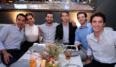  Emilio Payán, Marily Tobías, Rodrigo Pérez, Miguel Andrés y Sebastián Amparán.