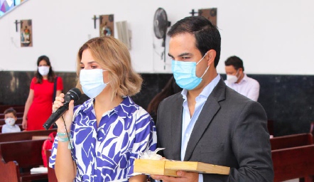  Valeria Siller y Rubén Leal.