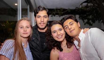  Dany Rodríguez, Andrés Quintero, Natalia Hampshire y José Miguel Ruiz.