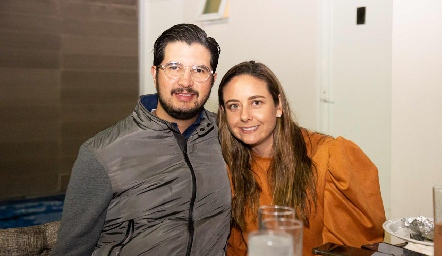  José Benavente y Ana Gaby Díaz Infante.