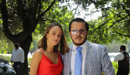  Daniela Zermeño y Cristóbal Safón.