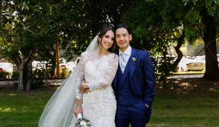  Mariana Alcalá y Miguel Torres ya son esposos.