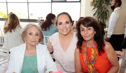  Alicia Martínez, Andrea Díaz Infante y Claudia Sánchez.