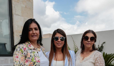  Rocío Espinosa, Marifer Leal y Paty Valadés.