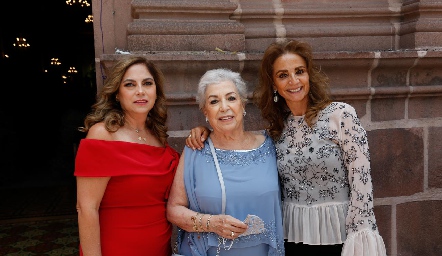  Alba Altamirano, Olga Aguirre y Beatriz Rangel.