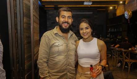  Isaac Valadez y Cristina Mejía.