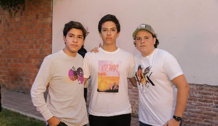  Andrés, Santiago y Emilio.