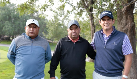  Francisco Rojas, Bernabé Miraldio y Antonio Morales.