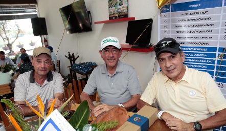 Fernando López Palau, Félix Bocard y Julio Castello.