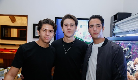 Patricio Ojeda, Mauricio Buendía y Roberto Silva.