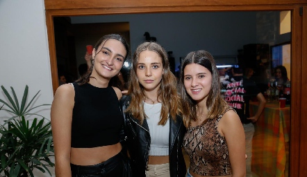  Lorenza Gárate, Joaquina Morales e Isa Navarro.