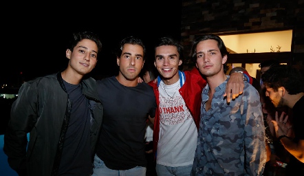 Santiago Rodríguez, Alejandro Navarro, Jaime Ruiz y Sebastián Martínez.