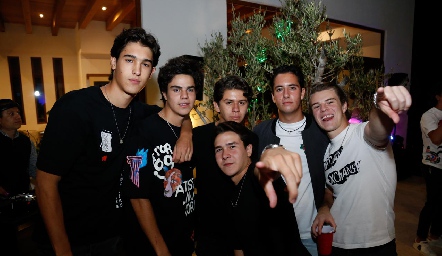  Fran Artolózaga, Fran Leos, Pato Ojeda, Diego Buendía, Roberto Silva y Rodrigo Álvarez.