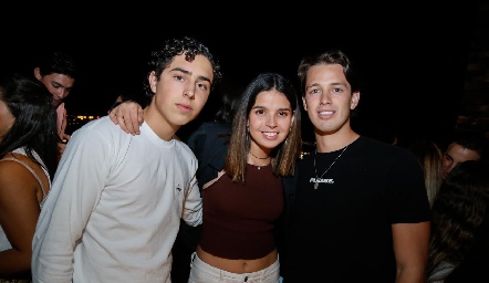 Pablo Morales, Pepi Tobías y Checo Bedolla.
