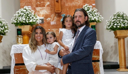  María José Barragán, Luisa, Anajose y Diego Rodríguez.
