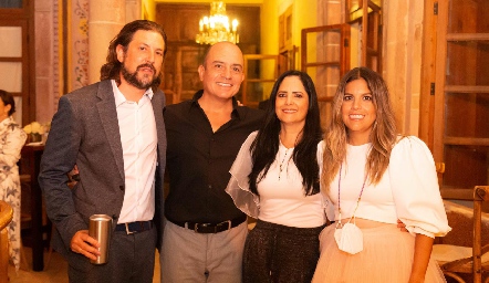  Diego Rodríguez, Luis Miguel Meade, Marcela Meade y María José Barragán.