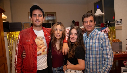  Jürgen Mebius, Anna Astrid Navarro, Anna Astrid y Javier Delgado.