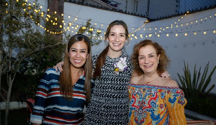 Claudia Champ, Mariana Lamas y Ana Luisa Torres.