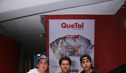  Manuel Toledo, Patricio Ojeda y Pablo Morales.