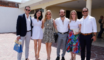  Carlos Del Valle, Claudia Díaz de León, María Torres, Santiago Zamanillo, María José Andrés y Mauricio García.