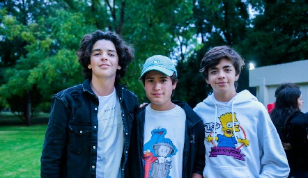  Pato, Marcelo y Emiliano.