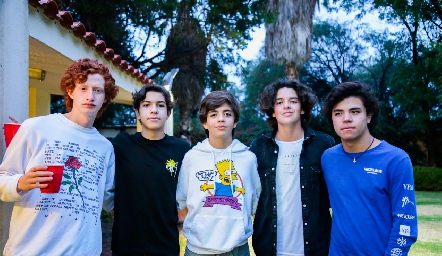  Diego, Pablo, Emiliano, Pato y Juanma.