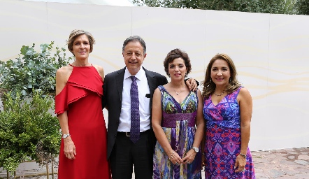  Cecilia Bárcena, Rafael Córdova, Lorena Maza y Alicia de la Rosa.