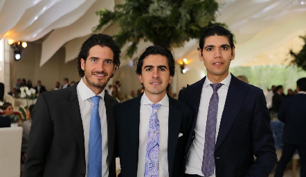  José Manuel Gómez, Guillermo Gómez y Rafael Tobías.