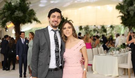  Guillermo Alonso y Marissa Tobías.