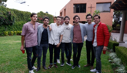  Pato Rodríguez, Max Gómex, Lolo Ferretiz, Dago Castillo, Rodrigo Abud, Rafa Villanueva y Marcelo Navarro.