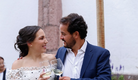 Sofía Torres y  Alejandro Sanvela.