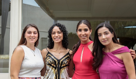  Mariana Gómez, Yamil Sánchez, María Paula Tobías y Ana Isabel Cantú.