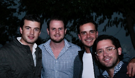  Alejandro Aranda, José Eduardo Perogordo, Sebastián Rodríguez y Abraham Salgado.