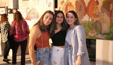  Fernanda Rodríguez, Andrea e Inés González.