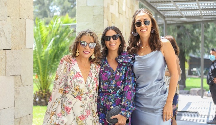  Alicia de Alba, Alejandra Díaz e Ireri Maciel.
